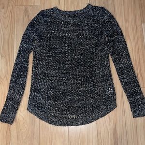 Apt 9 Black and Silver Sweater - sweater needs to be layered TBD D